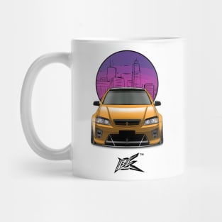 holden commodore ve ute yellow Mug